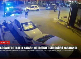 Kocaeli’de Trafik Kazası: Motosiklet Sürücüsü Yaralandı