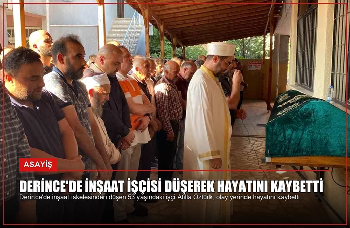 Derince’de İnşaat İşçisi Düşerek Hayatını Kaybetti