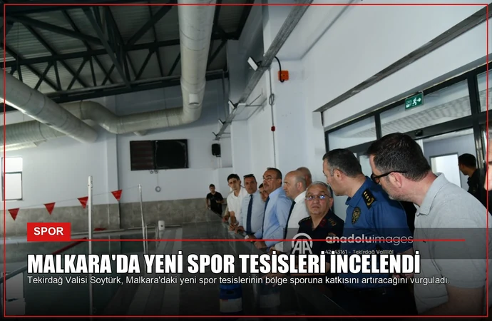 Malkara’da Yeni Spor Tesisleri İncelendi