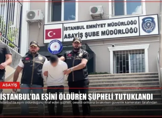 İstanbul’da Eşini Öldüren Şüpheli Tutuklandı