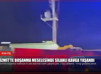 İzmit’te Boşanma Meselesinde Silahlı Kavga Yaşandı