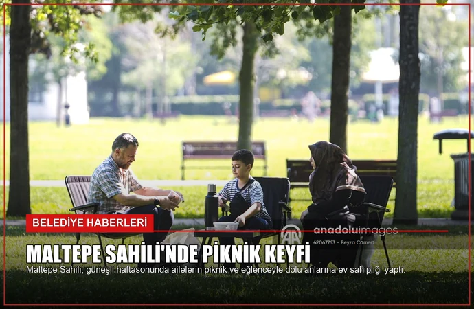 Maltepe Sahili’nde Piknik Keyfi