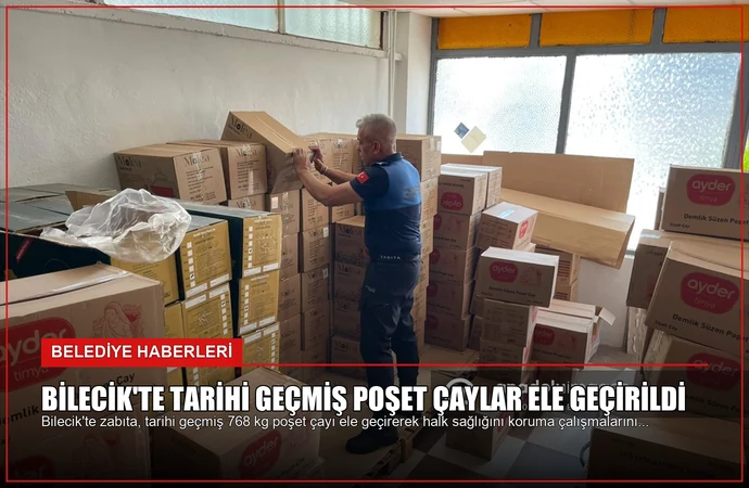 Bilecik’te Tarihi Geçmiş Poşet Çaylar Ele Geçirildi