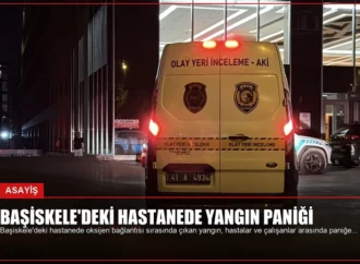 Başiskele’deki Hastanede Yangın Paniği