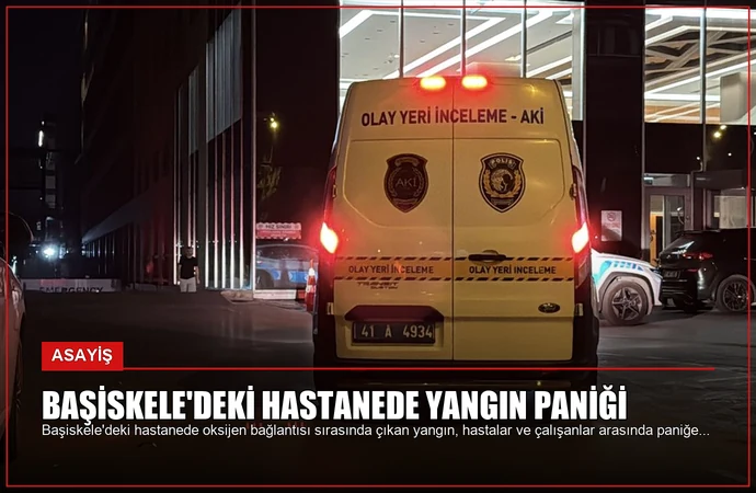 Başiskele’deki Hastanede Yangın Paniği