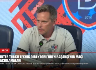 Inter Turku Teknik Direktörü’nden Başakşehir Maçı Açıklamaları