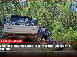 Kandıra Plajlarında Temizlik Seferberliği: 387 Ton Atık Toplandı