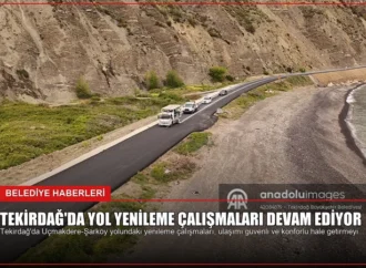 Tekirdağ’da Yol Yenileme Çalışmaları Devam Ediyor