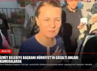 İzmit Belediye Başkanı Hürriyet’in Gözaltı Anları Kameralarda