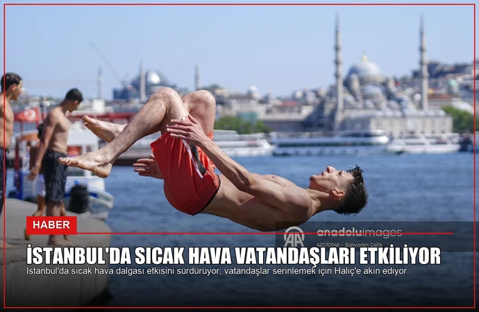 İstanbul’da Sıcak Hava Vatandaşları Etkiliyor