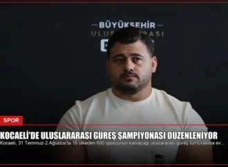 Kocaeli’de Uluslararası Güreş Şampiyonası Düzenleniyor