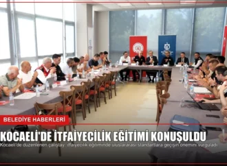 Kocaeli’de İtfaiyecilik Eğitimi Konuşuldu