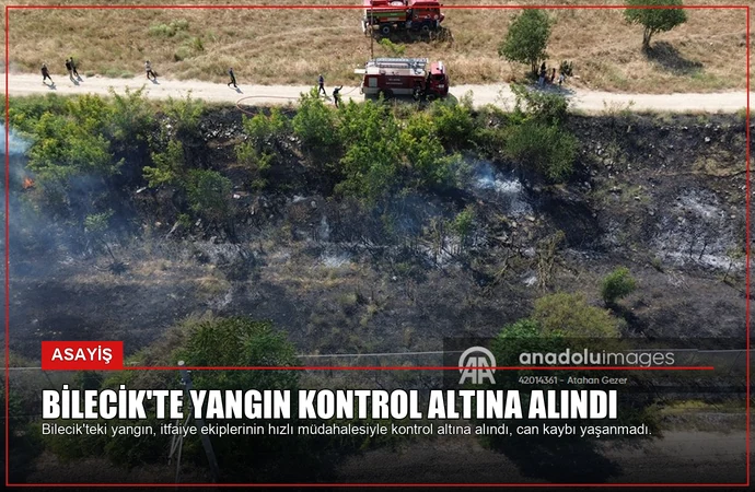 Bilecik’te Yangın Kontrol Altına Alındı