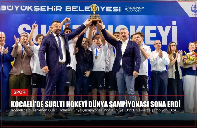 Kocaeli’de Sualtı Hokeyi Dünya Şampiyonası sona erdi