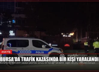 Bursa’da Trafik Kazasında Bir Kişi Yaralandı