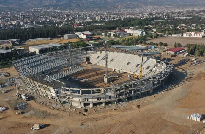 Kahramanmaraş’a Yeni Stadyumda İlerleme Kaydedildi