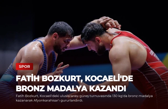 Fatih Bozkurt, Kocaeli’de Bronz Madalya Kazandı