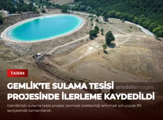 Gemlik’te Sulama Tesisi Projesinde İlerleme Kaydedildi