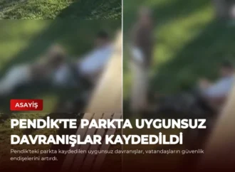 Pendik’te Parkta Uygunsuz Davranışlar Kaydedildi