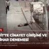 İzmit’te cinayet girişimi ve intihar denemesi