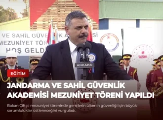 Jandarma ve Sahil Güvenlik Akademisi Mezuniyet Töreni Yapıldı