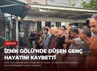 İznik Gölü’nde Düşen Genç Hayatını Kaybetti