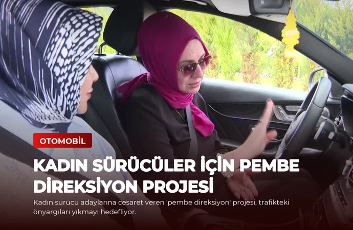 Kadın Sürücüler İçin Pembe Direksiyon Projesi