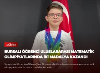 Bursalı Öğrenci Uluslararası Matematik Olimpiyatlarında İki Madalya Kazandı
