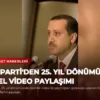 AK Parti’den 25. Yıl Dönümüne Özel Video Paylaşımı
