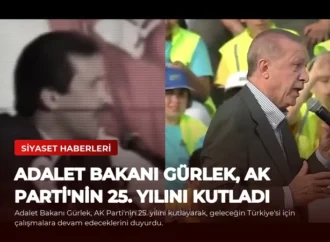 Adalet Bakanı Gürlek, AK Parti’nin 25. Yılını Kutladı