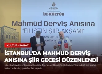 İstanbul’da Mahmud Derviş Anısına Şiir Gecesi Düzenlendi