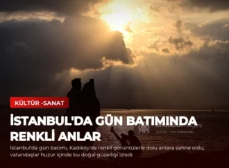 İstanbul’da Gün Batımında Renkli Anlar