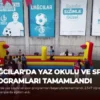 Bağcılar’da Yaz Okulu ve Spor Programları Tamamlandı