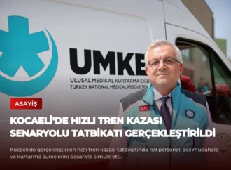 Kocaeli’de Hızlı Tren Kazası Senaryolu Tatbikatı Gerçekleştirildi