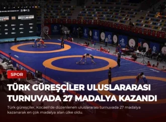 Türk Güreşçiler Uluslararası Turnuvada 27 Madalya Kazandı