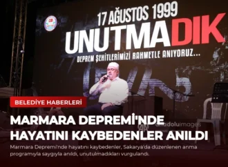 Marmara Depremi’nde Hayatını Kaybedenler Anıldı