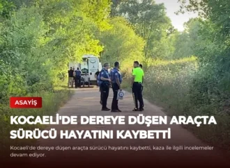 Kocaeli’de Dereye Düşen Araçta Sürücü Hayatını Kaybetti