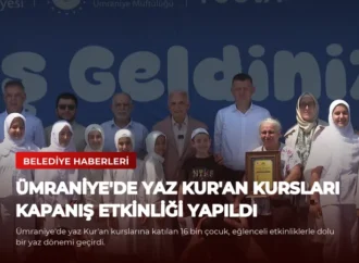 Ümraniye’de Yaz Kur’an Kursları Kapanış Etkinliği Yapıldı