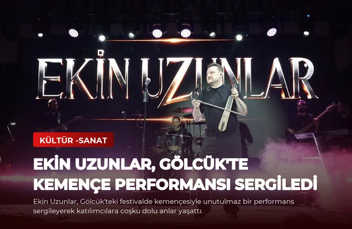 Ekin Uzunlar, Gölcük’te Kemençe Performansı Sergiledi