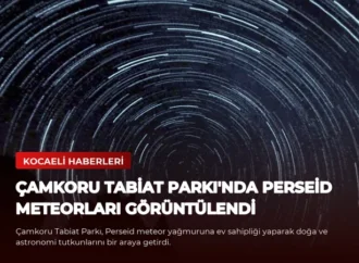 Çamkoru Tabiat Parkı’nda Perseid Meteorları Görüntülendi