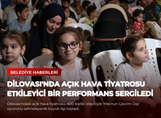 Dilovası’nda Açık Hava Tiyatrosu Etkileyici Bir Performans Sergiledi