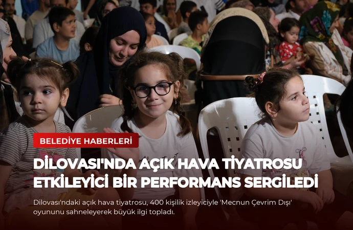 Dilovası’nda Açık Hava Tiyatrosu Etkileyici Bir Performans Sergiledi
