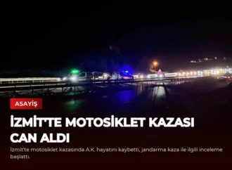 İzmit’te Motosiklet Kazası Can Aldı