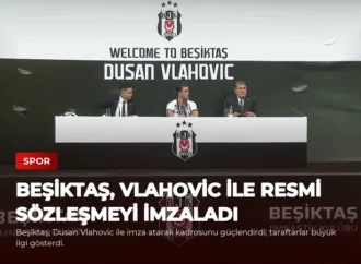 Beşiktaş, Vlahovic ile Resmi Sözleşmeyi İmzaladı