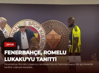 Fenerbahçe, Romelu Lukaku’yu Tanıttı