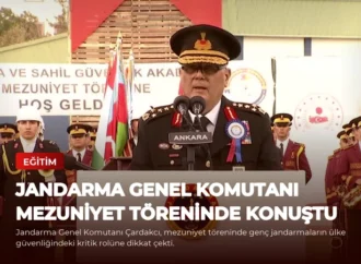Jandarma Genel Komutanı Mezuniyet Töreninde Konuştu
