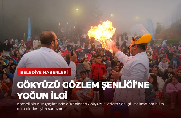 Gökyüzü Gözlem Şenliği’ne Yoğun İlgi