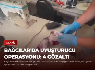 Bağcılar’da Uyuşturucu Operasyonu: 4 Gözaltı