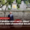 BTSO Başkan Adayı Matlı, Esnaf ve Kurucu Kabri Ziyaretinde Bulundu