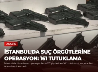 İstanbul’da Suç Örgütlerine Operasyon: 161 Tutuklama